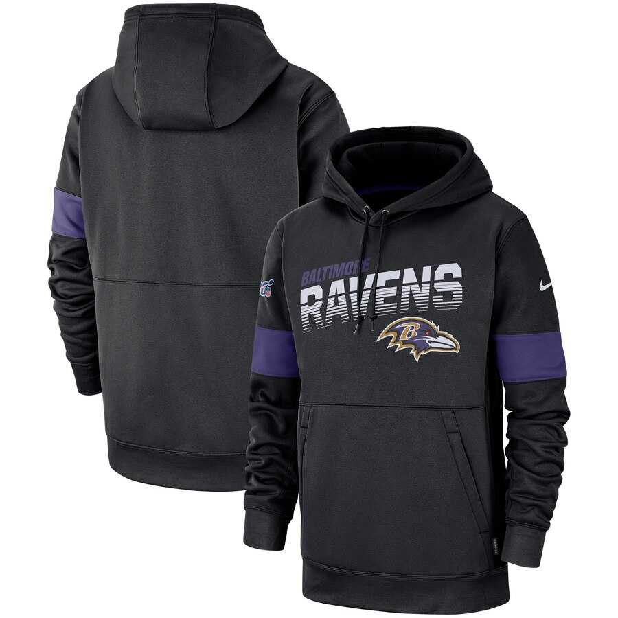 Baltimore Ravens Nike Sideline Team Logo Performance Pullover Hoodie Black,We sell and wholesale Baltimore Ravens Nike Sideline Team Logo Performance Pullover Hoodie Black on line form chian!